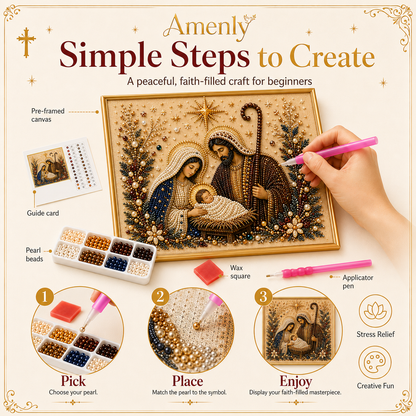 3D Christian Pearl Art Kit