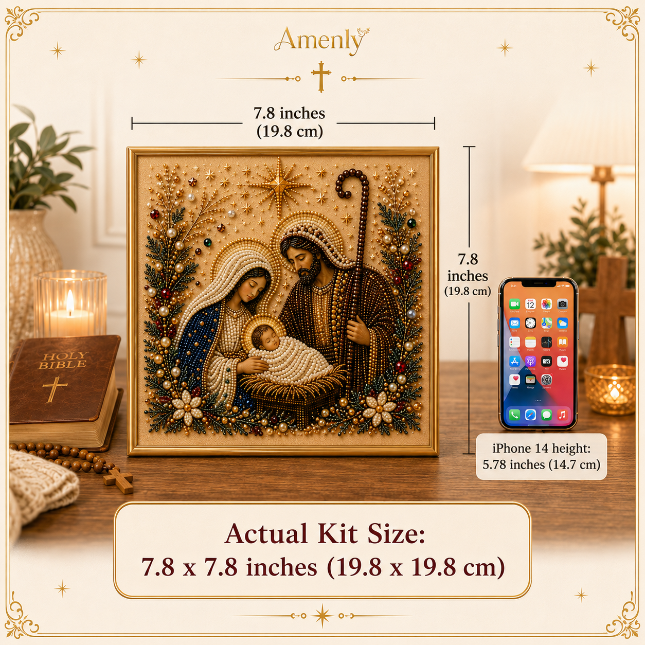 3D Christian Pearl Art Kit
